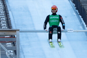 Terence Weber (GER) vor seinem Sprung beim COC in Rena (NOR)