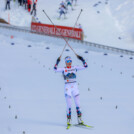 Gyda Westvold Hansen (NOR) feiert ihren zweiten WM-Titel.