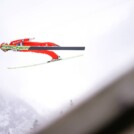 Eric Frenzel (GER) bei seinem Flug zur Rekordmedaille