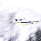 Johannes Lamparter (AUT) bei seinem Sprung auf der Großschanze von Planica