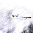 Johannes Lamparter (AUT) bei seinem Sprung auf der Großschanze von Planica