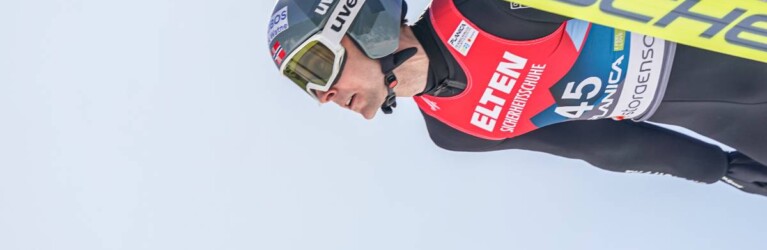 Jarl Magnus Riiber (NOR) auf dem Weg zum Schanzenrekord