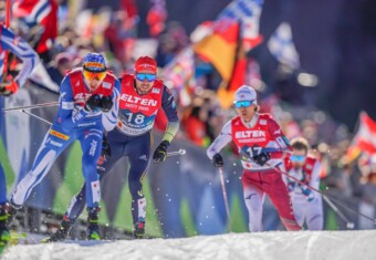 Johannes Rydzek (GER) im Stadion