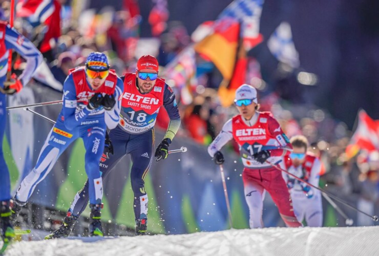 Johannes Rydzek (GER) im Stadion