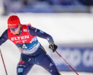 Julian Schmid (GER) konnte das Tempo nicht ganz mitgehen.