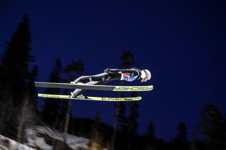 Annika Sieff (ITA) ersprang sich eine gute Ausgangsposition.