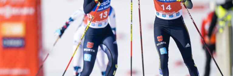 Maria Gerboth (GER) läuft vor Magdalena Burger (GER).