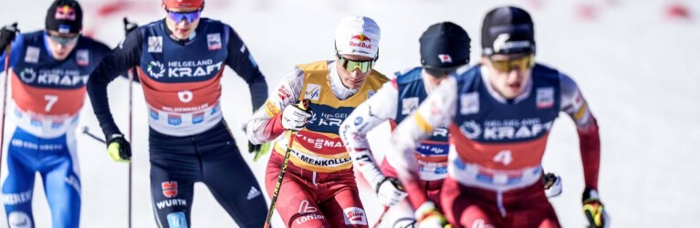 Johannes Lamparter (AUT) in der Verfolgergruppe