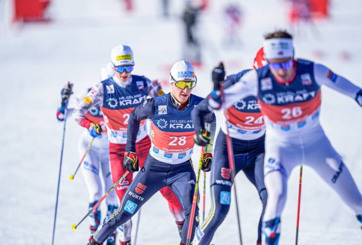 Manuel Faisst (GER) fand sich im Mittelfeld wieder.