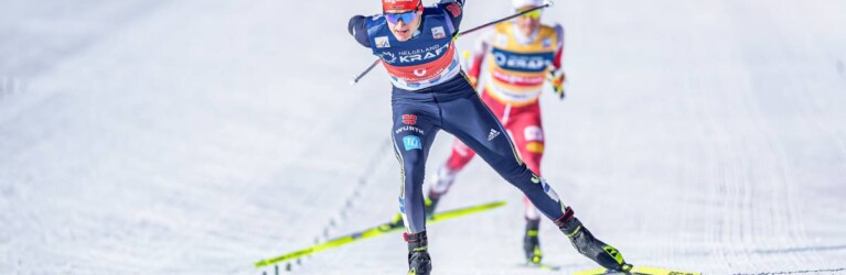 Julian Schmid (GER) sprintet auf Platz 2.