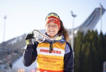 Nathalie Armbruster (GER) wird Zweite in der Gesamtwertung.