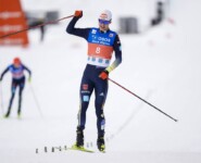 Vinzenz Geiger (GER) wird Zweiter in Oslo.
