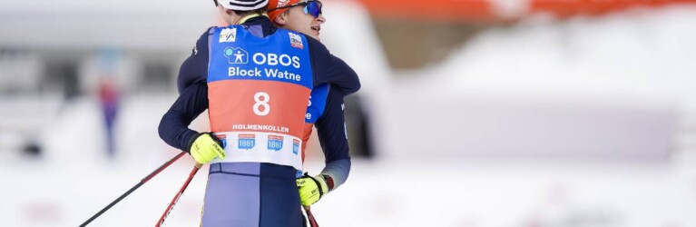 Gemeinsam zum Erfolg: Julian Schmid (GER), Vinzenz Geiger (GER), (l-r)