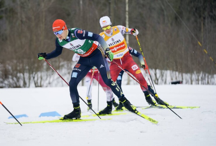 Julian Schmid (GER) vor Johannes Lamparter (AUT)