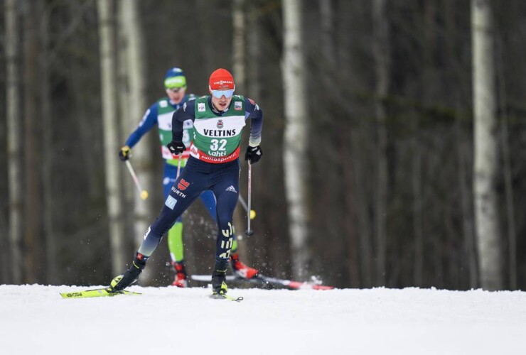 Eric Frenzel (GER) bei seinem vorletzten Weltcup