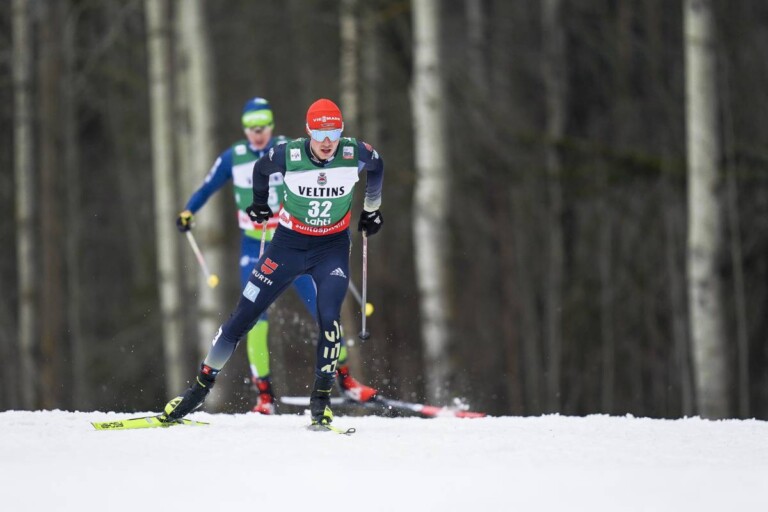 Eric Frenzel (GER) bei seinem vorletzten Weltcup