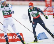 Julian Schmid (GER) musste im Kampf um Platz zwei einen Dämpfer hinnehmen.