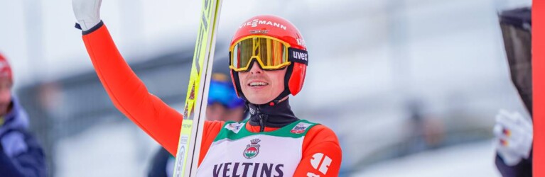 Eric Frenzel (GER) verabschiedet sich von seinen Fans.