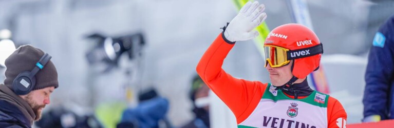 Eric Frenzel (GER) verabschiedet sich von seinen Fans.