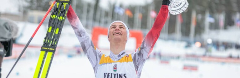 Johannes Lamparter (AUT) mit der großen Kristallkugel.