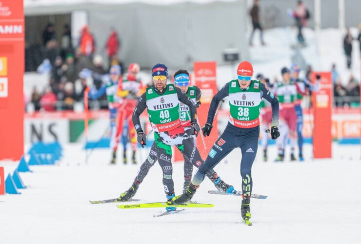 Alessandro Pittin (ITA) und Eric Frenzel (GER)