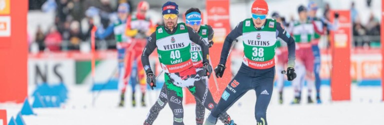 Alessandro Pittin (ITA) und Eric Frenzel (GER)