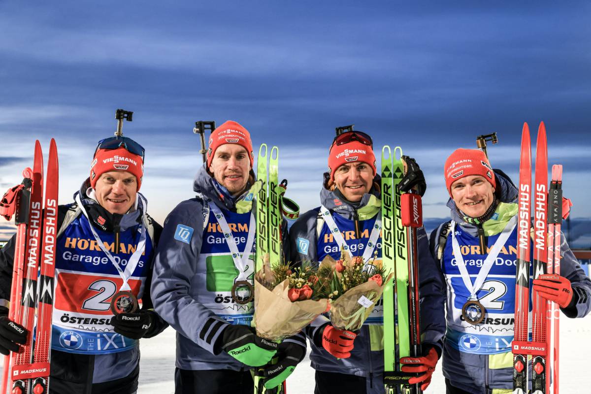 Biathlon World Cup: Germany finishes third in Östersund