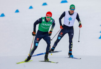 Die zwei Besten des Winters: Terence Weber (GER), Wendelin Thannheimer (GER), (l-r)