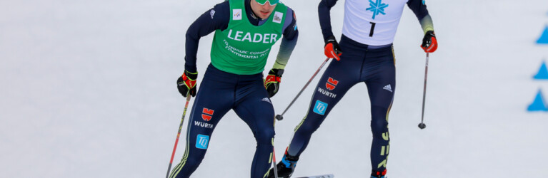 Die zwei Besten des Winters: Terence Weber (GER), Wendelin Thannheimer (GER), (l-r)