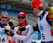 Schweizerisch-deutsche Trainingsgemeinschaft: Pascal Mueller (SUI), Pirmin Maier (GER), (l-r)
