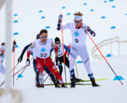 Starke Läufer: Fabio Obermeyr (AUT), Sebastian Oestvold (NOR), (l-r)