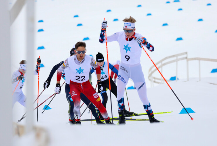 Starke Läufer: Fabio Obermeyr (AUT), Sebastian Oestvold (NOR), (l-r)