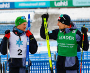 Wendelin Thannheimer (GER) und Terence Weber (GER) (l-r) belegten die Plätze zwei und eins in der Gesamtwertung.