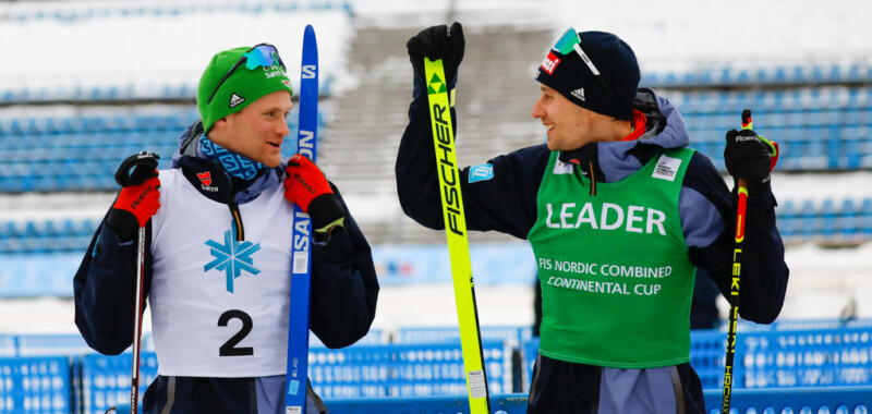 Wendelin Thannheimer (GER) und Terence Weber (GER) (l-r) belegten die Plätze zwei und eins in der Gesamtwertung.