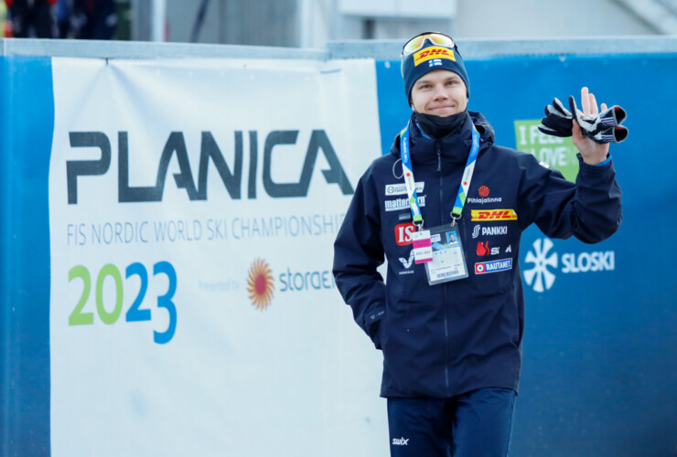 Arttu Maekiaho (FIN) war beim letzten Wettkampf Zuschauer.