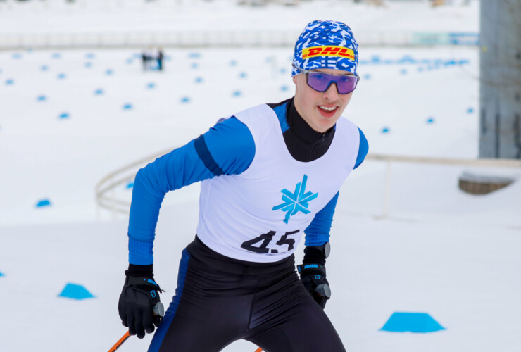 Peter Raisanen (FIN) beim Heim-COC in Lahti (FIN).