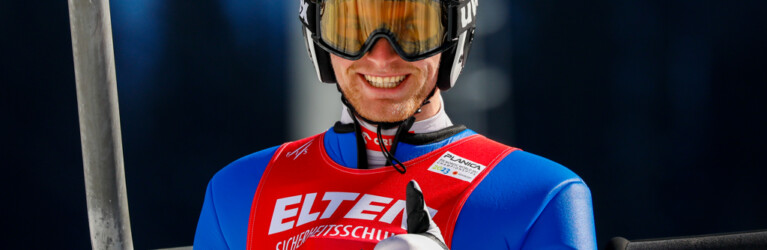 Andrzej Szczechowicz (POL) auf dem Weg nach oben