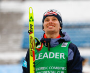 Terence Weber (GER) gewinnt die Gesamtwertung des Continental Cups der Nordischen Kombination in der Saison 2022-23.