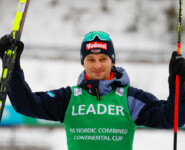 Terence Weber (GER) gewinnt die Gesamtwertung des Continental Cups der Nordischen Kombination in der Saison 2022-23.