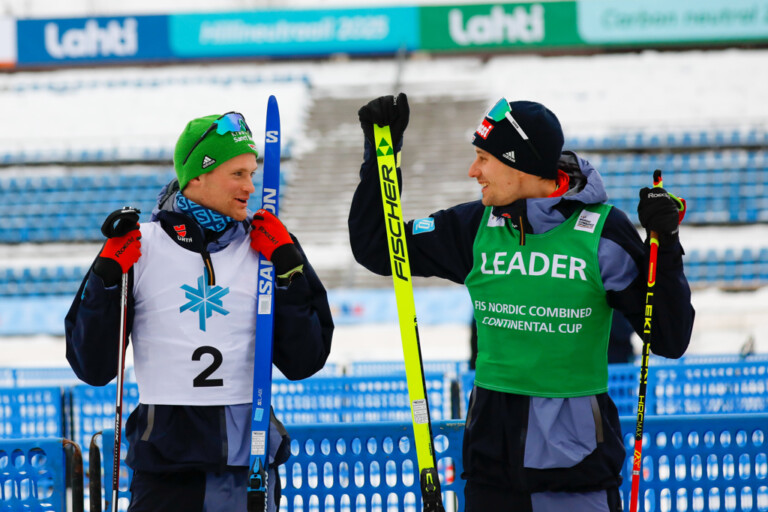 Wendelin Thannheimer (GER) und Terence Weber (GER) (l-r) landeten einen Doppelsieg in der Gesamtwertung des Continental Cup.