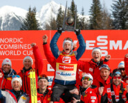 Johannes Lamparter (AUT) gewann auch das Seefeld Triple in seiner österreichischen Heimat.