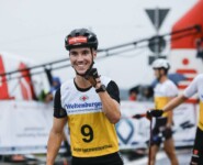 Tristan Sommerfeldt (GER) freut sich über eine Top 10-Platzierung.
