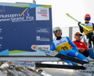 Manuel Faisst (GER) musste kurzzeitig auf bessere Windverhältnisse warten.