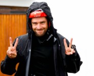 Gute Laune auch bei Johannes Rydzek (GER)