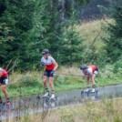 Die Spitzengruppe: Nathalie Armbruster (GER), Jenny Nowak (GER), Gyda Westvold Hansen (NOR), (l-r)