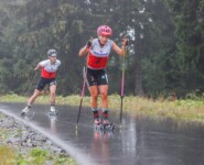 Nathalie Armbruster (GER) übernahm zwischenzeitlich die Führung vor Gyda Westvold Hansen (NOR).