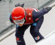 Maria Gerboth (GER) präsentiert sich in guter Sprungform.