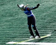 Svenja Wuerth (GER) zeigte den weitesten Sprung der Damen.