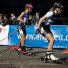 Nathalie Armbruster (GER) und Jenny Nowak (GER) (l-r) kämpfen um Platz drei.