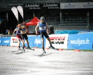 Das Führungstrio: Franz-Josef Rehrl (AUT), Julian Schmid (GER), Eero Hirvonen (FIN), (l-r)